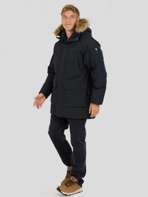 Fundango Spirit II Parka Jacket férfi télikabát fekete színben 4