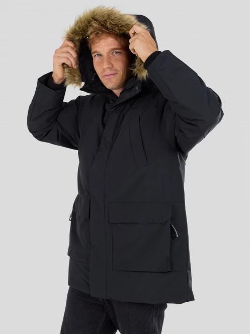 Fundango Spirit II Parka Jacket férfi télikabát fekete színben 6