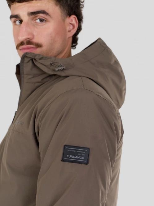 Fundango Millerton Jacket férfi átmeneti kabát barna színben 5