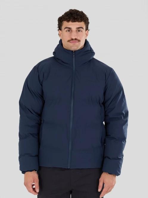 Fundango Newport Puffer Jacket férfi steppelt télikabát sötétkék színben 2