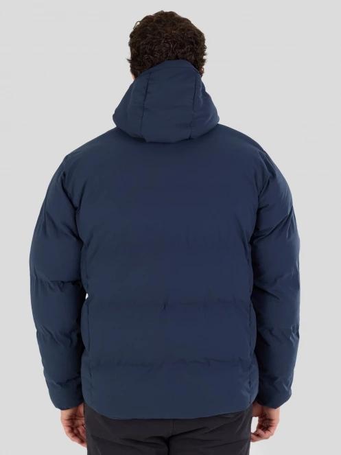 Fundango Newport Puffer Jacket férfi steppelt télikabát sötétkék színben 3