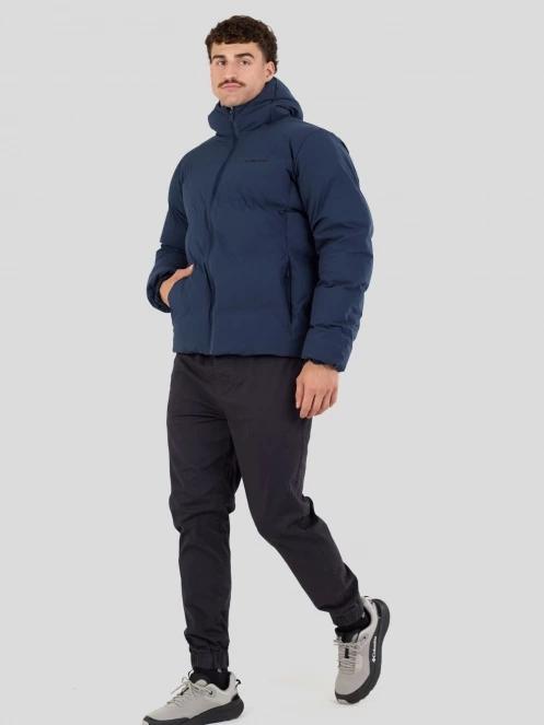 Fundango Newport Puffer Jacket férfi steppelt télikabát sötétkék színben 4