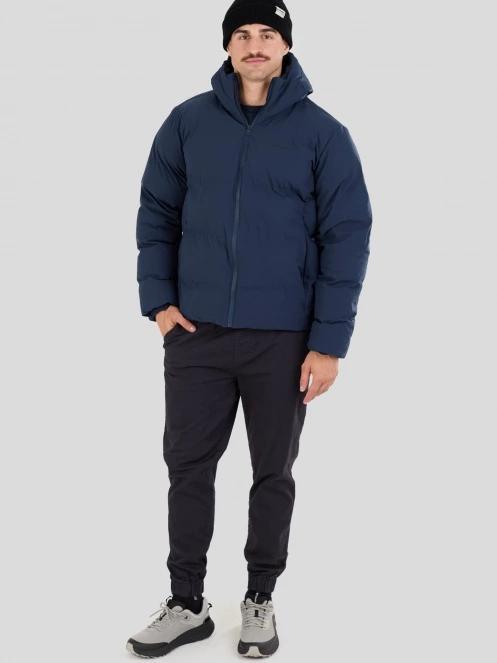 Fundango Newport Puffer Jacket férfi steppelt télikabát sötétkék színben 5