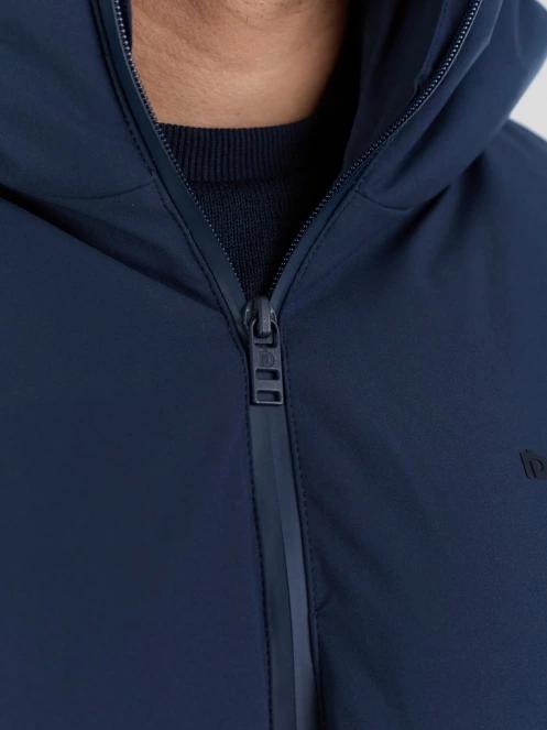 Fundango Newport Puffer Jacket férfi steppelt télikabát sötétkék színben 6