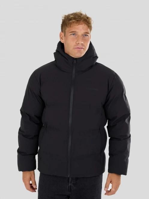 Fundango Newport Puffer Jacket férfi steppelt télikabát fekete színben 2