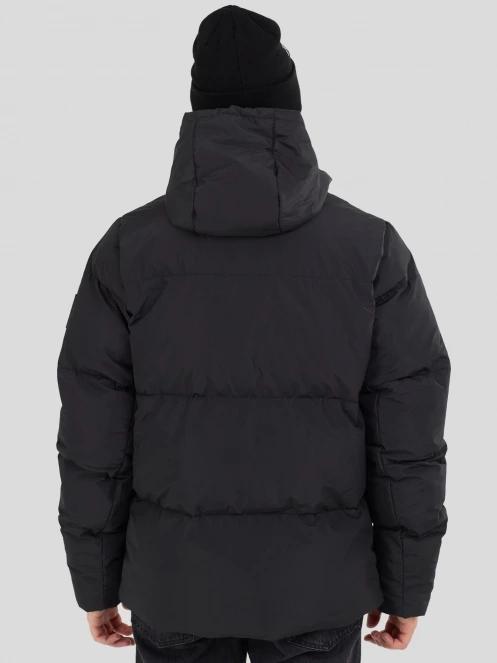 Fundango Ewan II Puffer Jacket férfi steppelt télikabát fekete színben 3