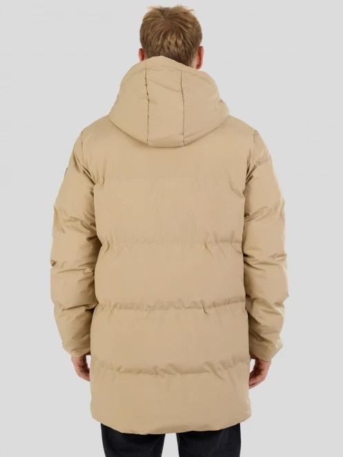 Fundango Nordvik Parka Jacket férfi steppelt télikabát sárga színben 3