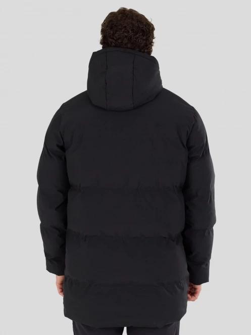 Fundango Nordvik Parka Jacket férfi steppelt télikabát fekete színben 3