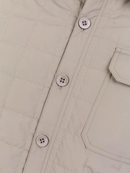 Fundango Grido Padded Shirt Jacket férfi ingkabát homok színben 8