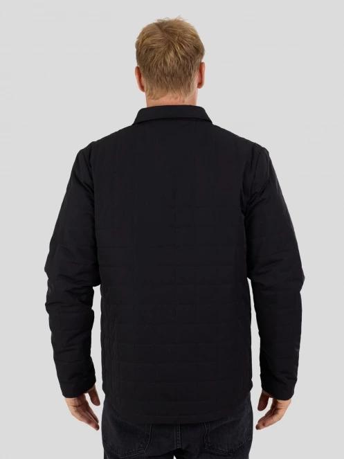Fundango Grido Padded Shirt Jacket férfi ingkabát fekete színben 3
