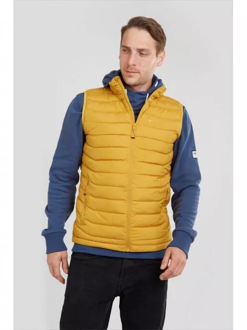 Fundango Hollow Padded Vest férfi mellény sárga színben 2
