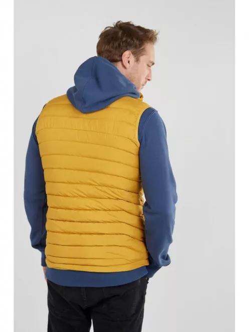 Fundango Hollow Padded Vest férfi mellény sárga színben 3