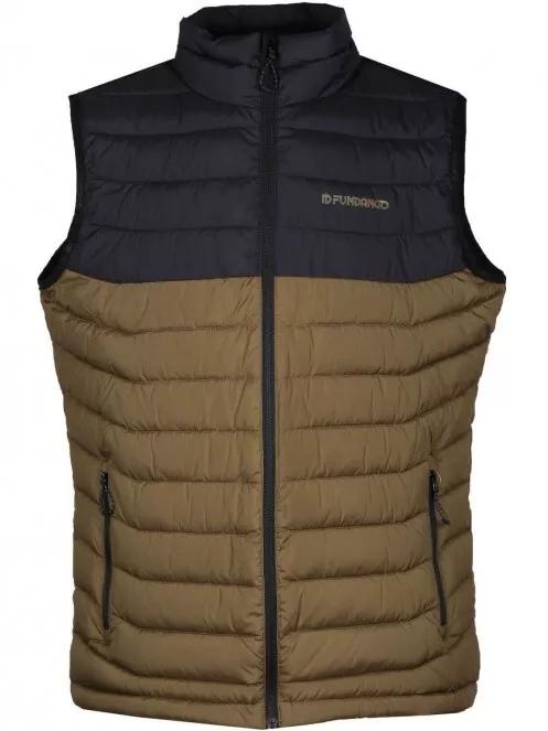 Fundango Hollow Padded Vest férfi mellény oliva színben 5