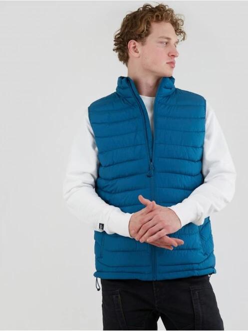 Fundango Hollow Padded Vest férfi mellény zöld színben 5