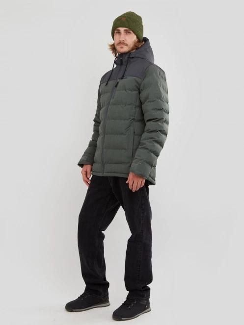 Fundango Passat Padded Jacket férfi utcai kabát zöld színben 4