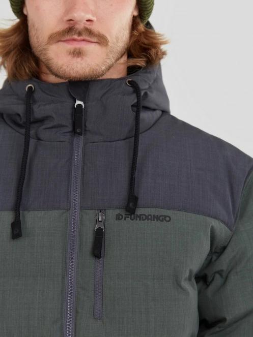 Fundango Passat Padded Jacket férfi utcai kabát zöld színben 6