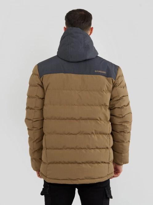 Fundango Passat Padded Jacket férfi utcai kabát oliva színben 3