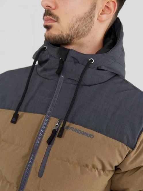 Fundango Passat Padded Jacket férfi utcai kabát oliva színben 5