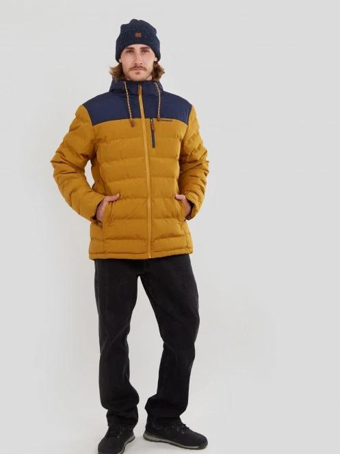 Fundango Passat Padded Jacket férfi utcai kabát barna színben 4