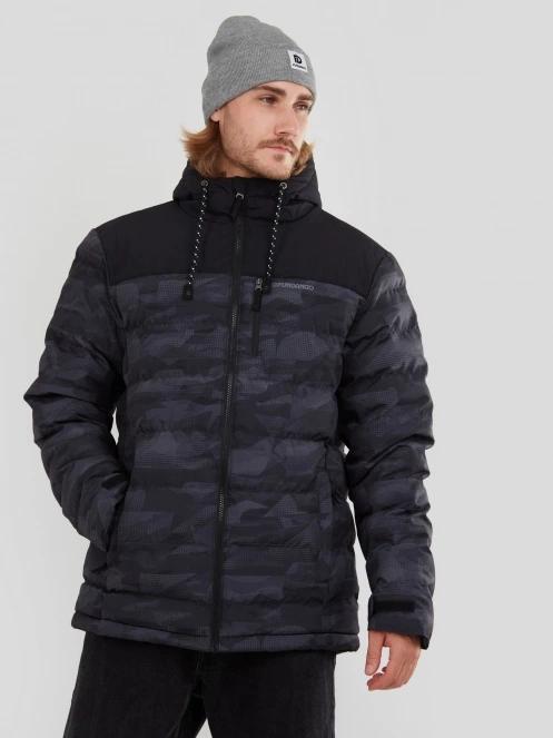 Fundango Passat Padded Jacket férfi utcai kabát szürke színben 2