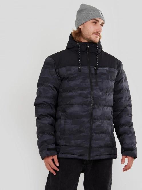 Fundango Passat Padded Jacket férfi utcai kabát szürke színben 5