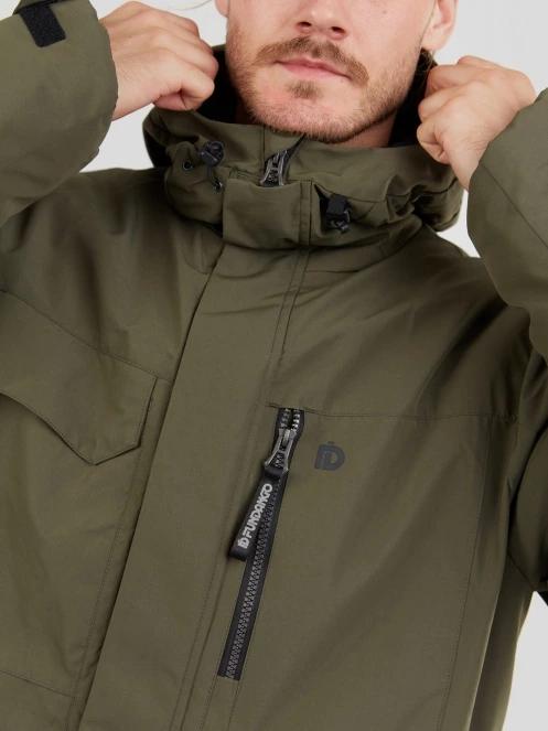 Fundango Perill Parka Jacket férfi utcai kabát oliva színben 7