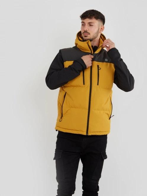 Fundango Laurel Padded Vest férfi mellény sárga színben 5