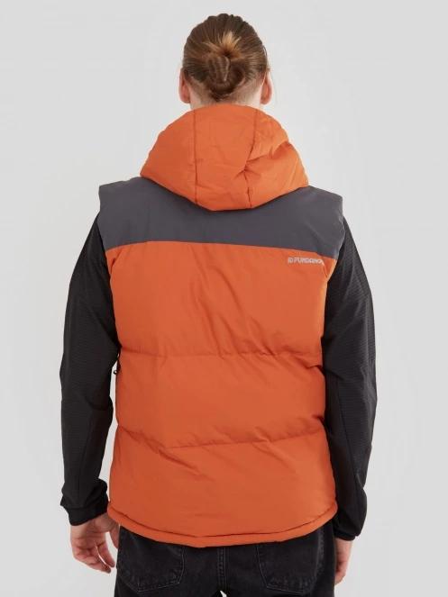 Fundango Laurel Padded Vest férfi mellény piros színben 3