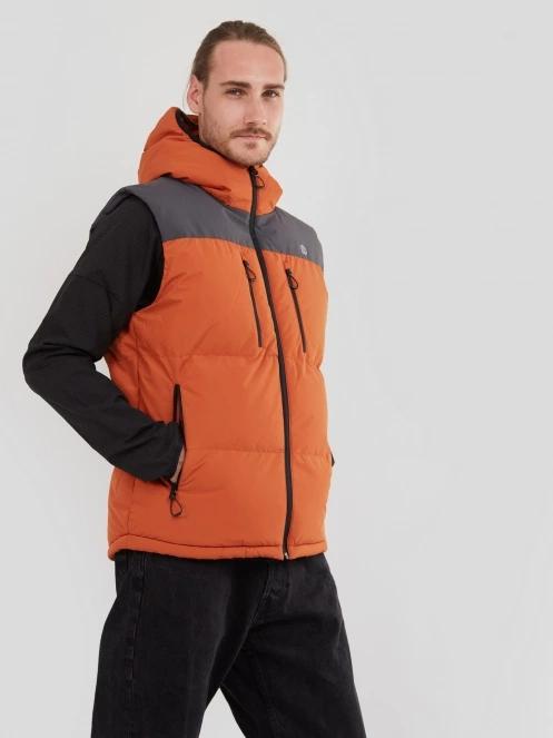 Fundango Laurel Padded Vest férfi mellény piros színben 5