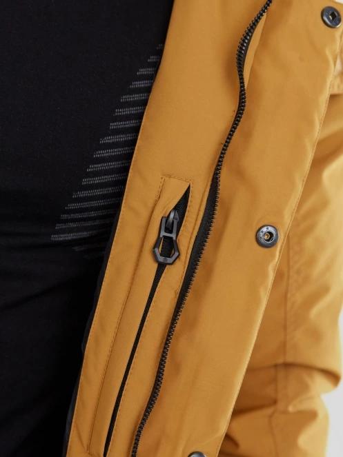 Fundango Spirit Parka Jacket férfi télikabát barna színben 8