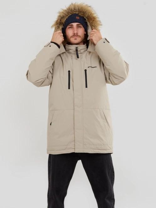 Fundango Spirit Parka Jacket férfi télikabát oliva színben 2