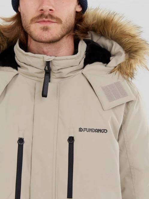 Fundango Spirit Parka Jacket férfi télikabát oliva színben 5