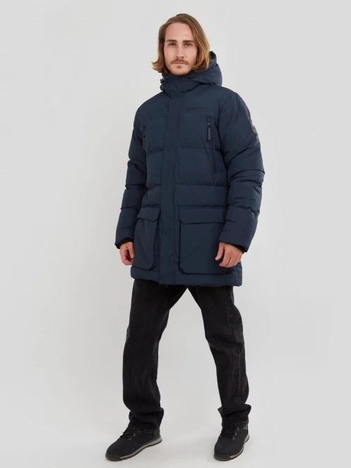 Fundango Spirit Puffer Jacket férfi télikabát kék színben 4