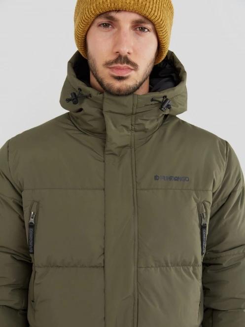 Fundango Spirit Puffer Jacket férfi télikabát oliva színben 6