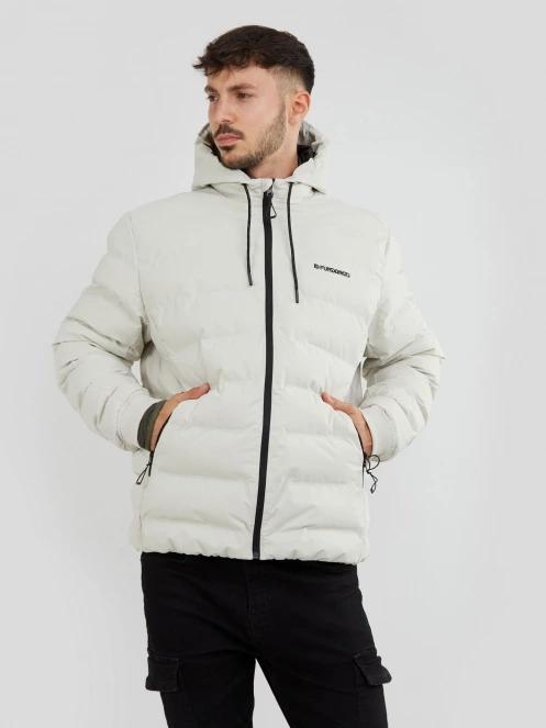 Fundango Patriot Padded Jacket férfi utcai kabát homok színben 2