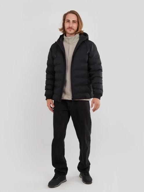Fundango Patriot Padded Jacket férfi utcai kabát fekete színben 3