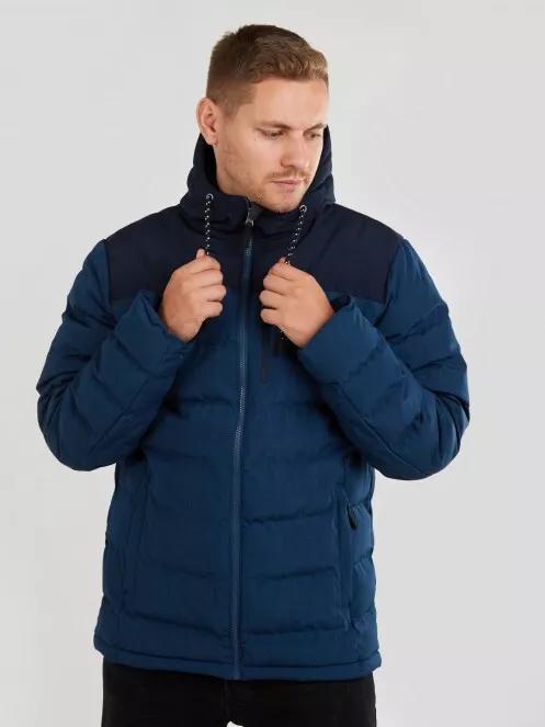 Fundango Passat Padded Jacket férfi utcai kabát kék színben 4