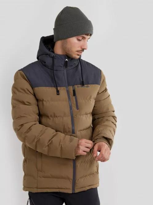 Fundango Passat Padded Jacket férfi utcai kabát barna színben 4
