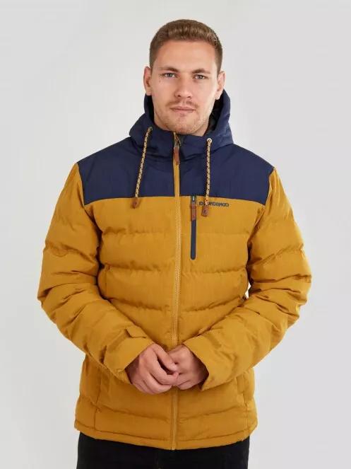 Fundango Passat Padded Jacket férfi utcai kabát sárga színben 2