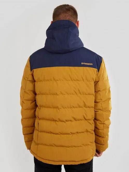 Fundango Passat Padded Jacket férfi utcai kabát sárga színben 3