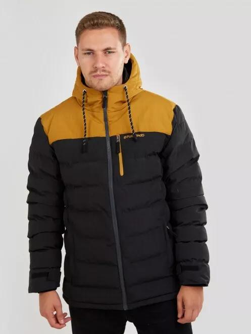 Fundango Passat Padded Jacket férfi utcai kabát szürke színben 2