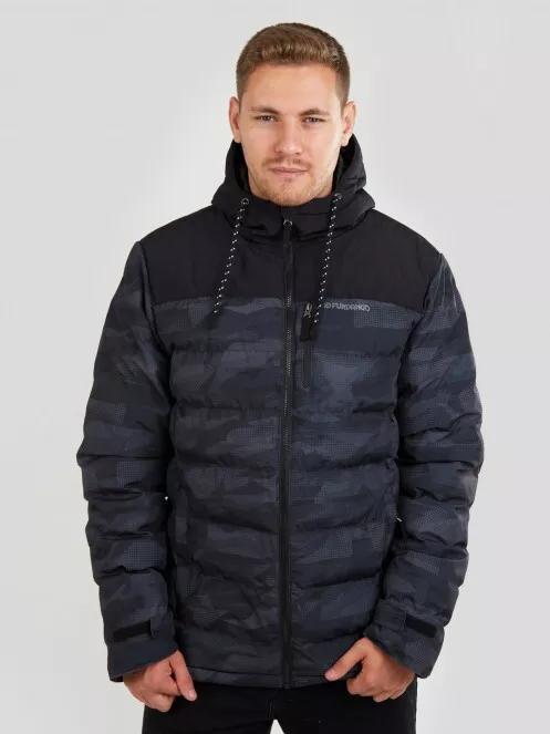 Fundango Passat Padded Jacket férfi utcai kabát fekete színben 2