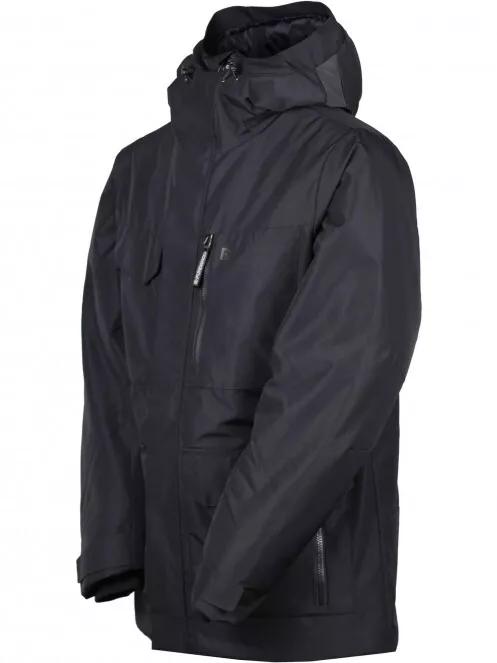 Fundango Perill Parka Jacket férfi utcai kabát fekete színben 7