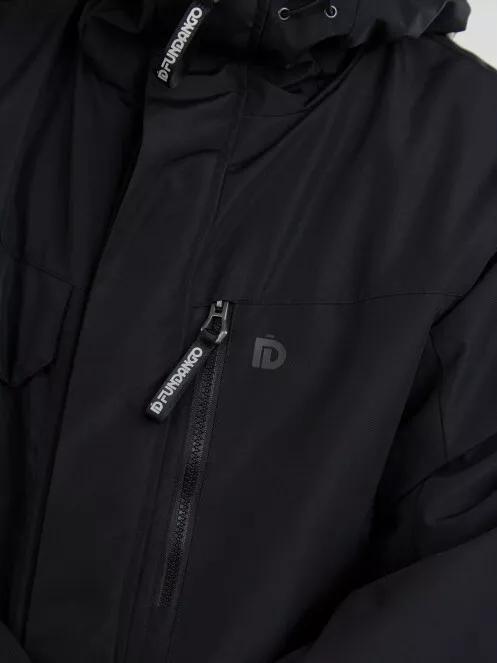 Fundango Perill Parka Jacket férfi utcai kabát fekete színben 5