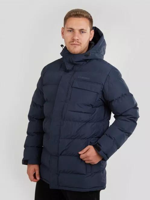 Fundango Lavis Padded Jacket férfi utcai kabát sötétkék színben 4