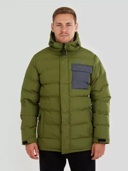 Fundango Lavis Padded Jacket férfi utcai kabát oliva színben 2