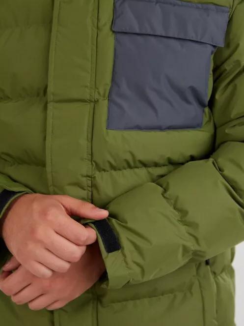 Fundango Lavis Padded Jacket férfi utcai kabát oliva színben 5