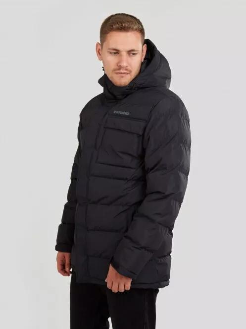 Fundango Lavis Padded Jacket férfi utcai kabát fekete színben 4