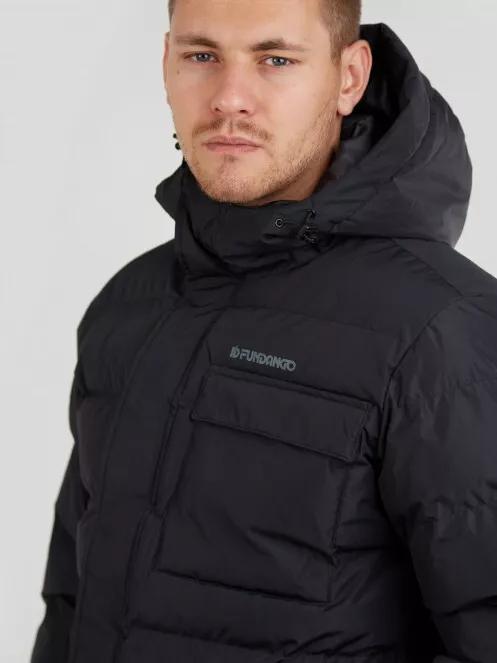 Fundango Lavis Padded Jacket férfi utcai kabát fekete színben 5