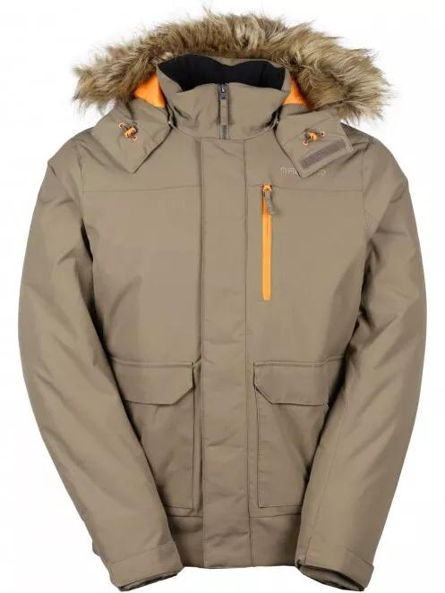 Fundango Carbone Bomber Jacket férfi utcai kabát barna színben 6
